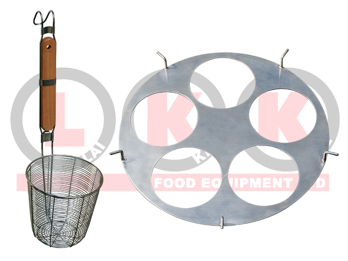 5 HOLE PERFORATED PLATE INCLUDES 5 NOODLE BASKETS